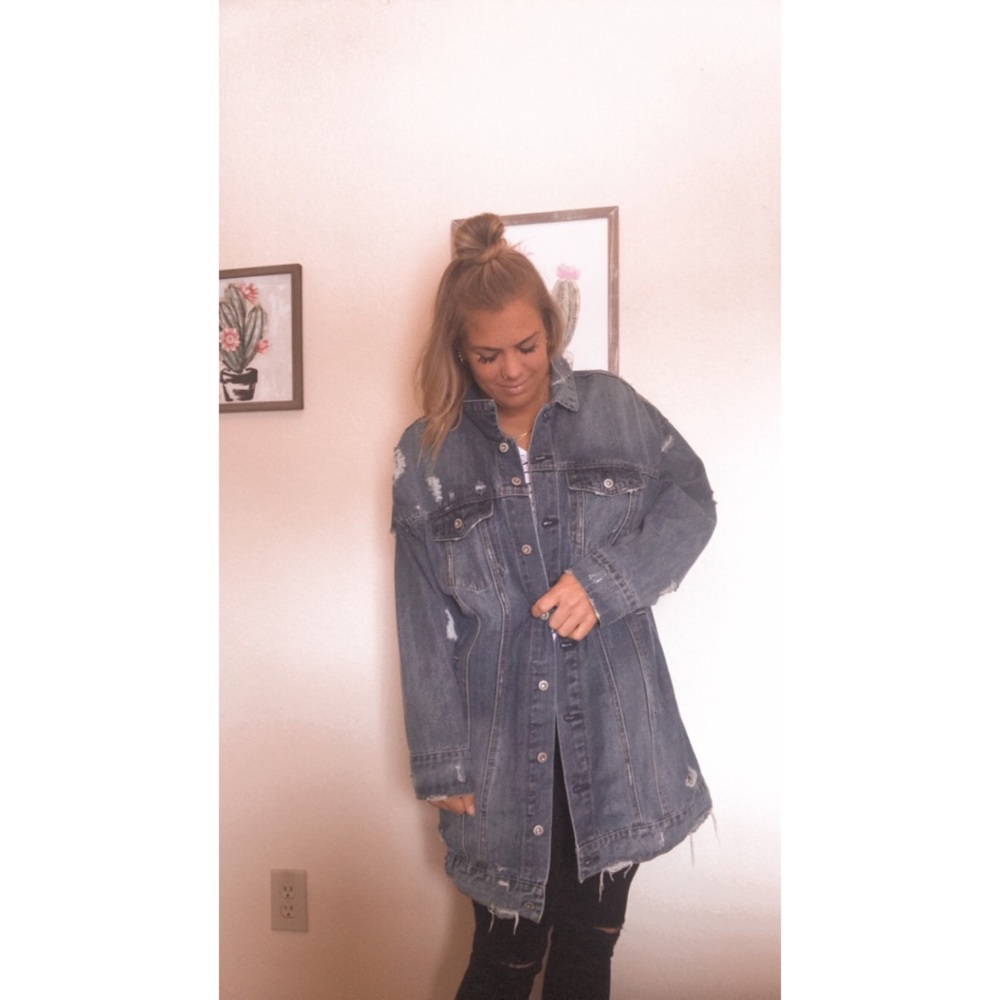 HIGHWAY Long Denim Jacket